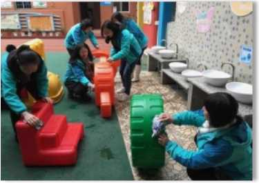 沙坪坝区曙光幼儿园清洁