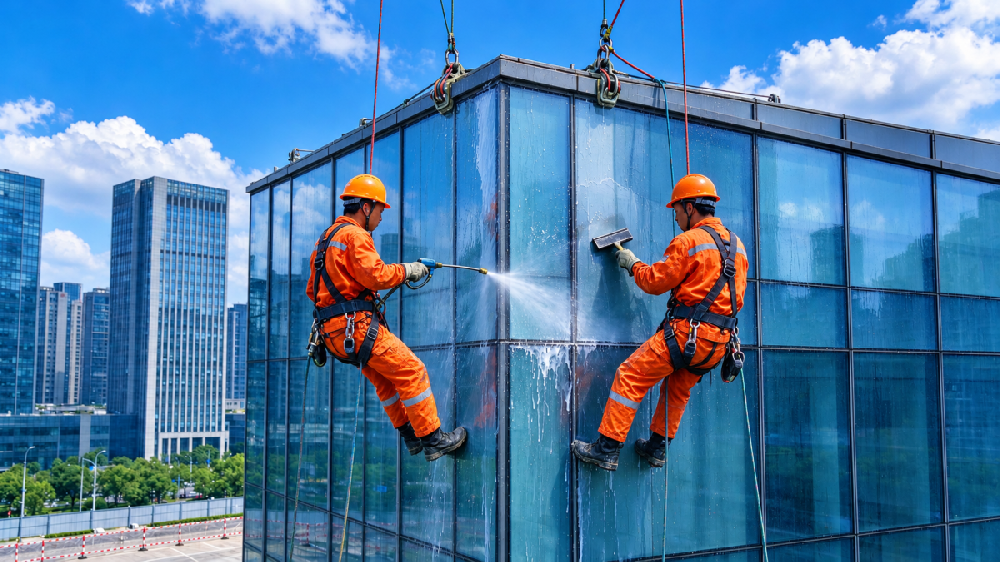 高空作业 外墙房屋修缮 外墙清洗维修楼顶防水补漏 广告牌拆装